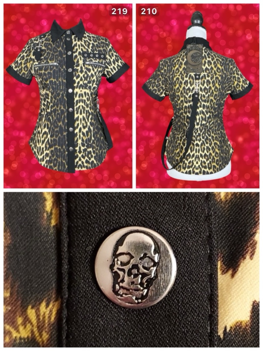 KILLSTAR NWT Punk Gothic Lolita Pin-Up Rockabilly Psychobilly Maximalism Top M